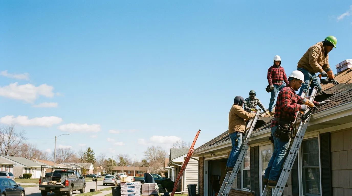 Roofing in Elvaston, IL near me